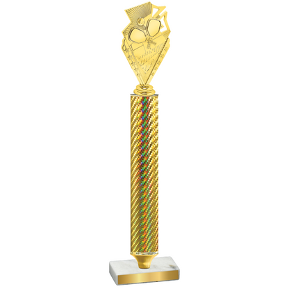 Value Gold Carbon Fiber Pickleball Trophy