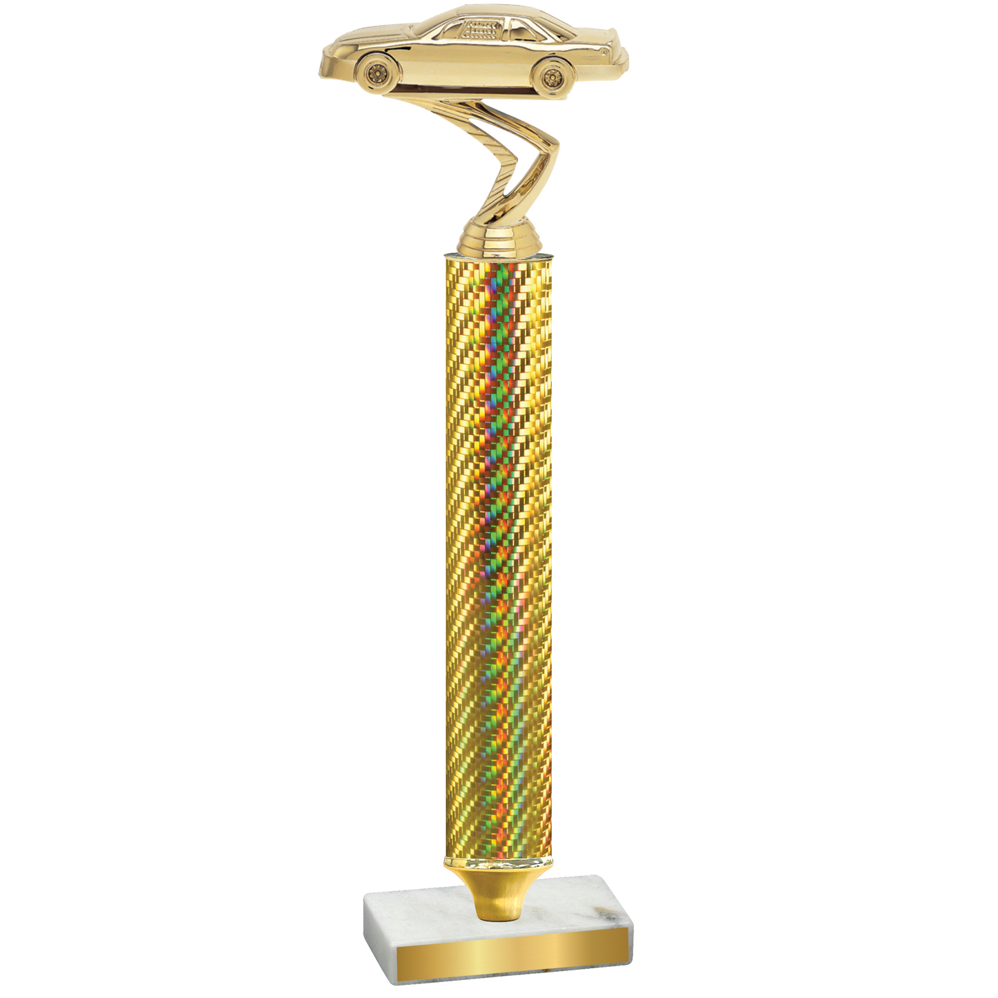 Value Gold Carbon Fiber Cars Trophy