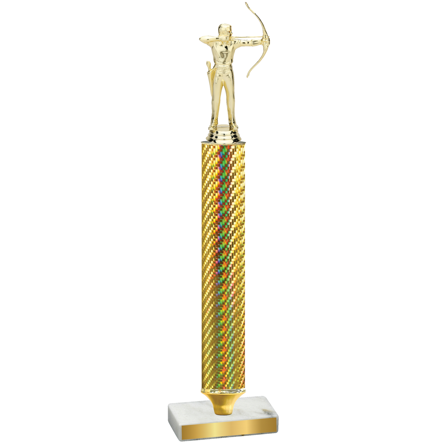 Value Gold Carbon Fiber Archery Trophy