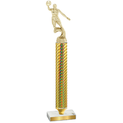 Value Gold Carbon Fiber Basketball Trophy