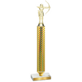 Value Gold Carbon Fiber Archery Trophy
