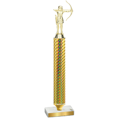 Value Gold Carbon Fiber Archery Trophy