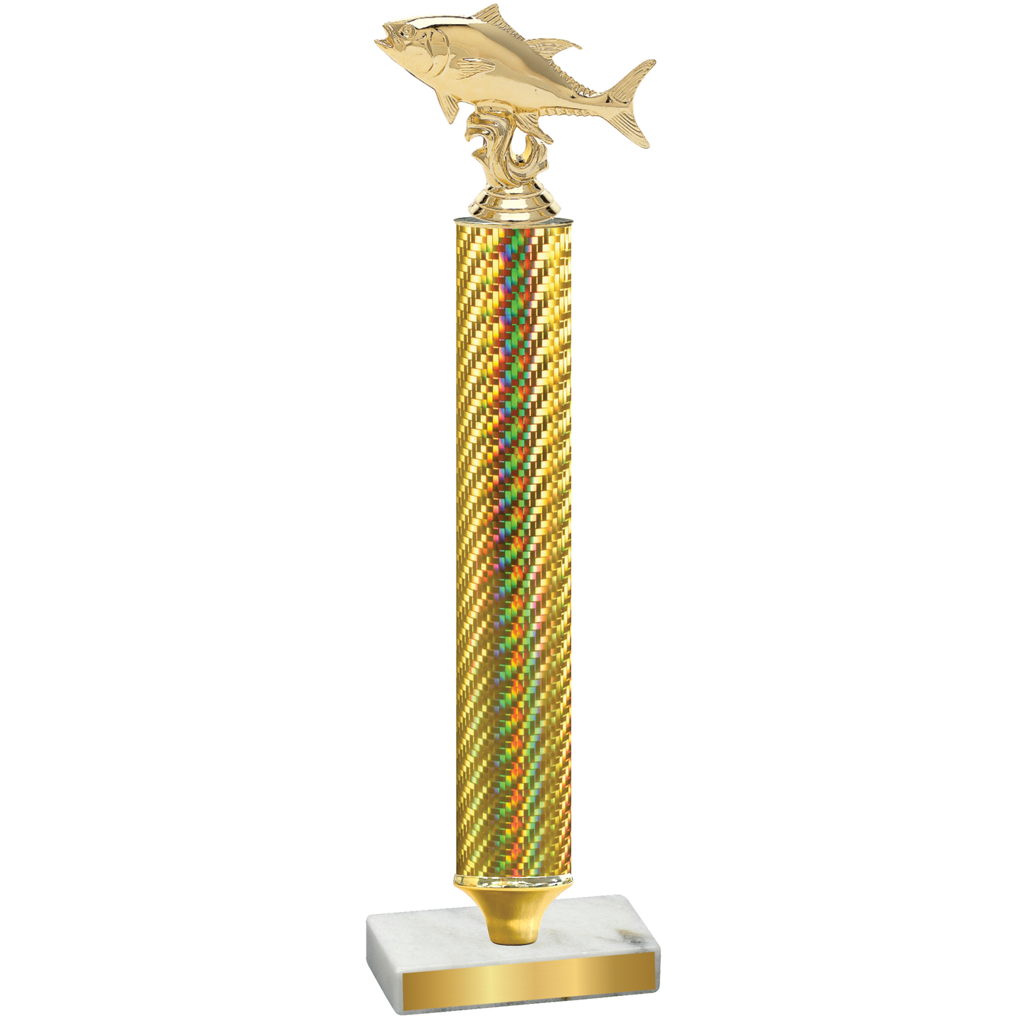 Value Gold Carbon Fiber Fishing Trophy