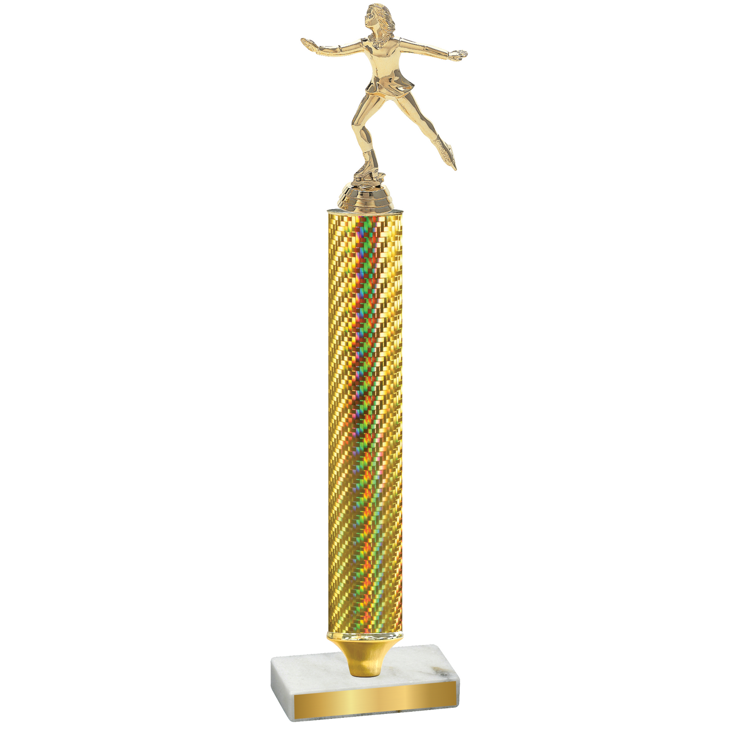 Value Gold Carbon Fiber Skater Trophy