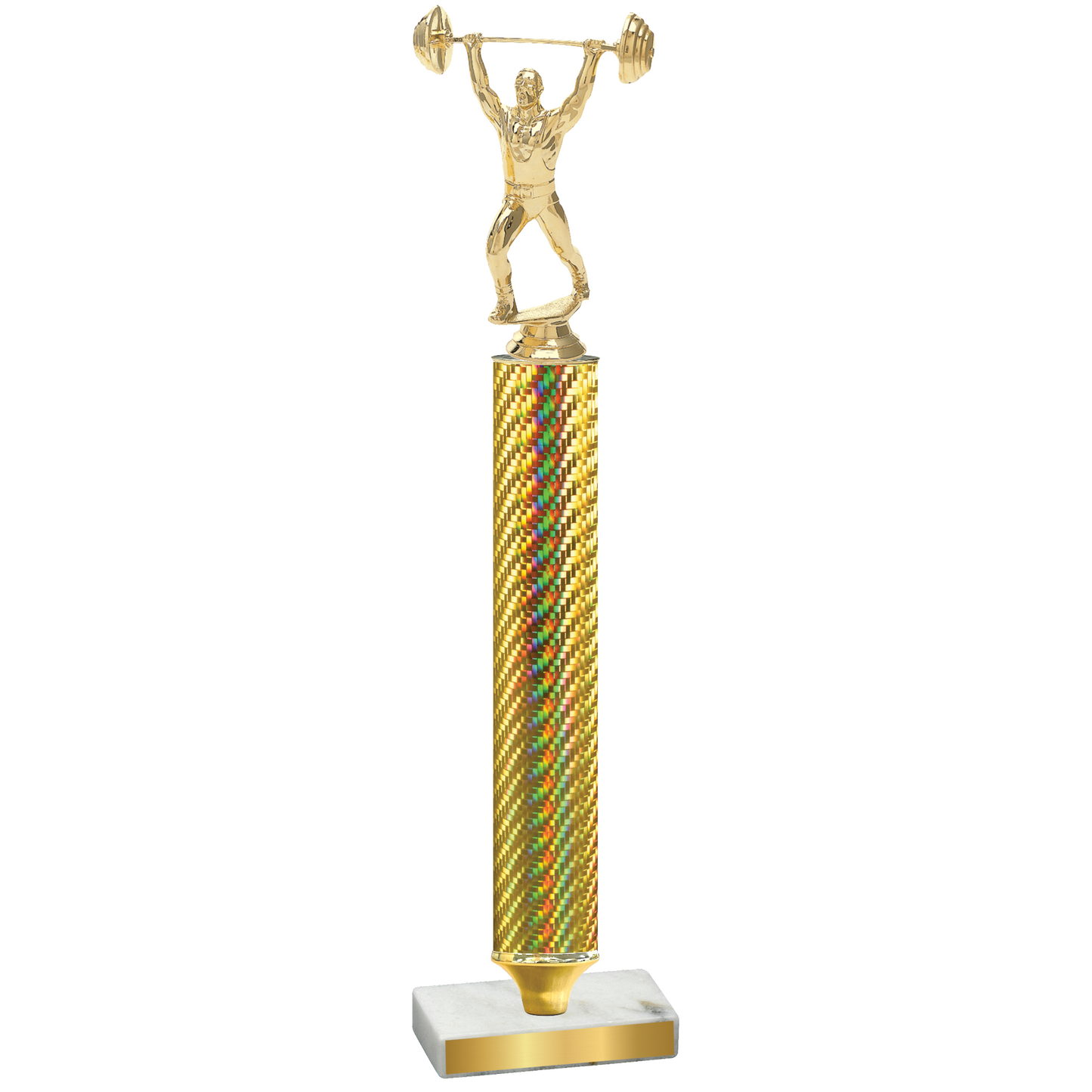 Value Gold Carbon Fiber Weights Trophy