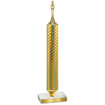 Value Gold Carbon Fiber Chess Trophy