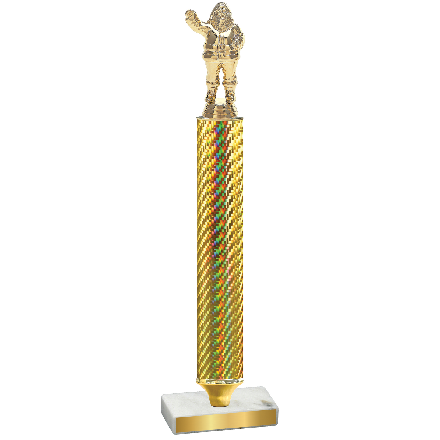 Value Gold Carbon Fiber Holiday Trophy