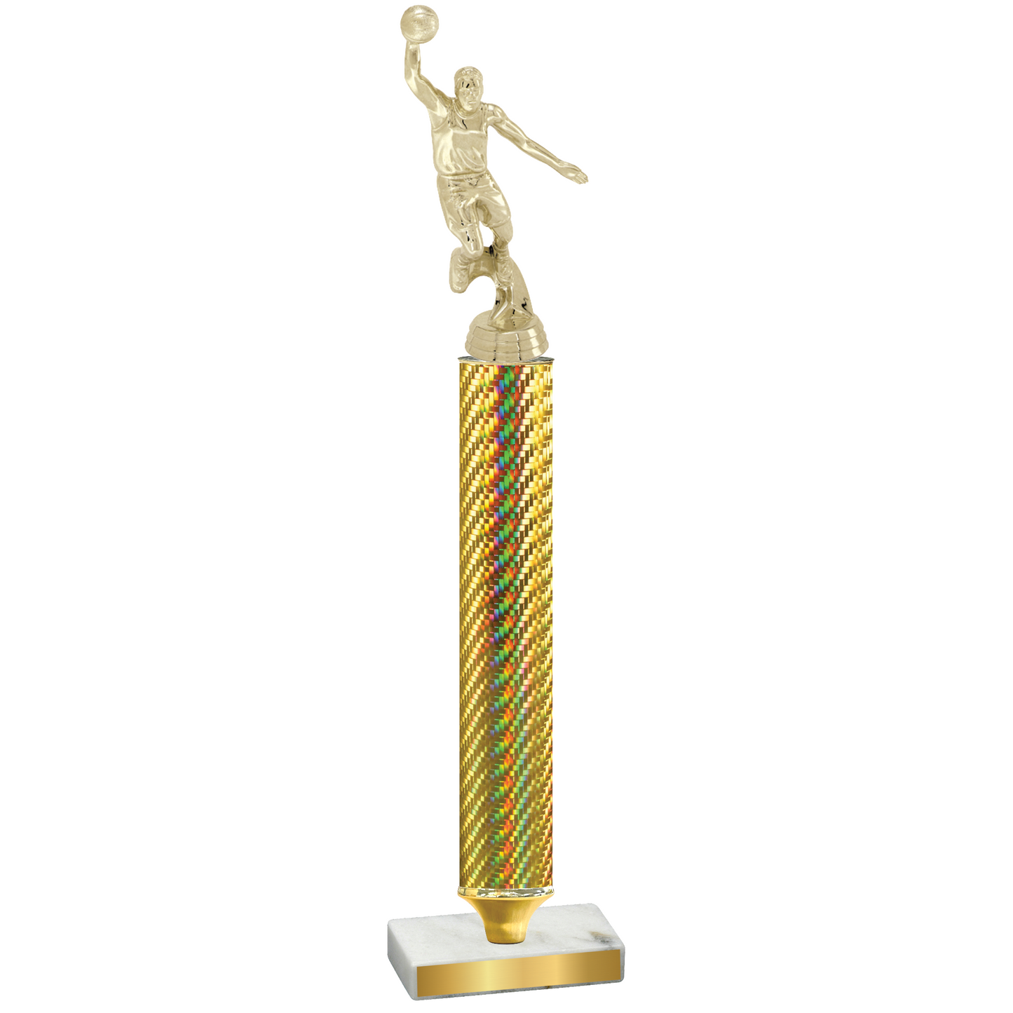 Value Gold Carbon Fiber Basketball Trophy