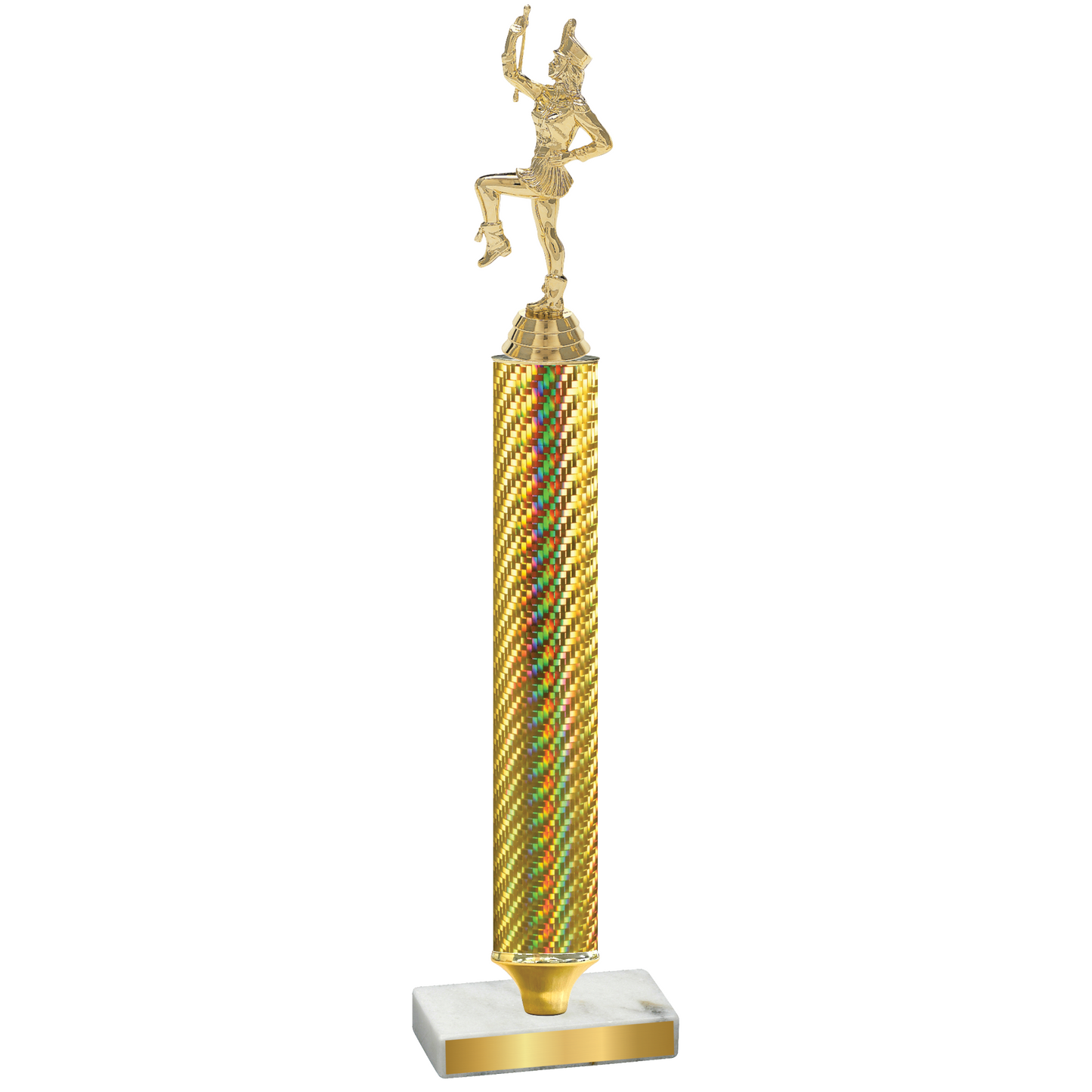 Value Gold Carbon Fiber Majorette Trophy