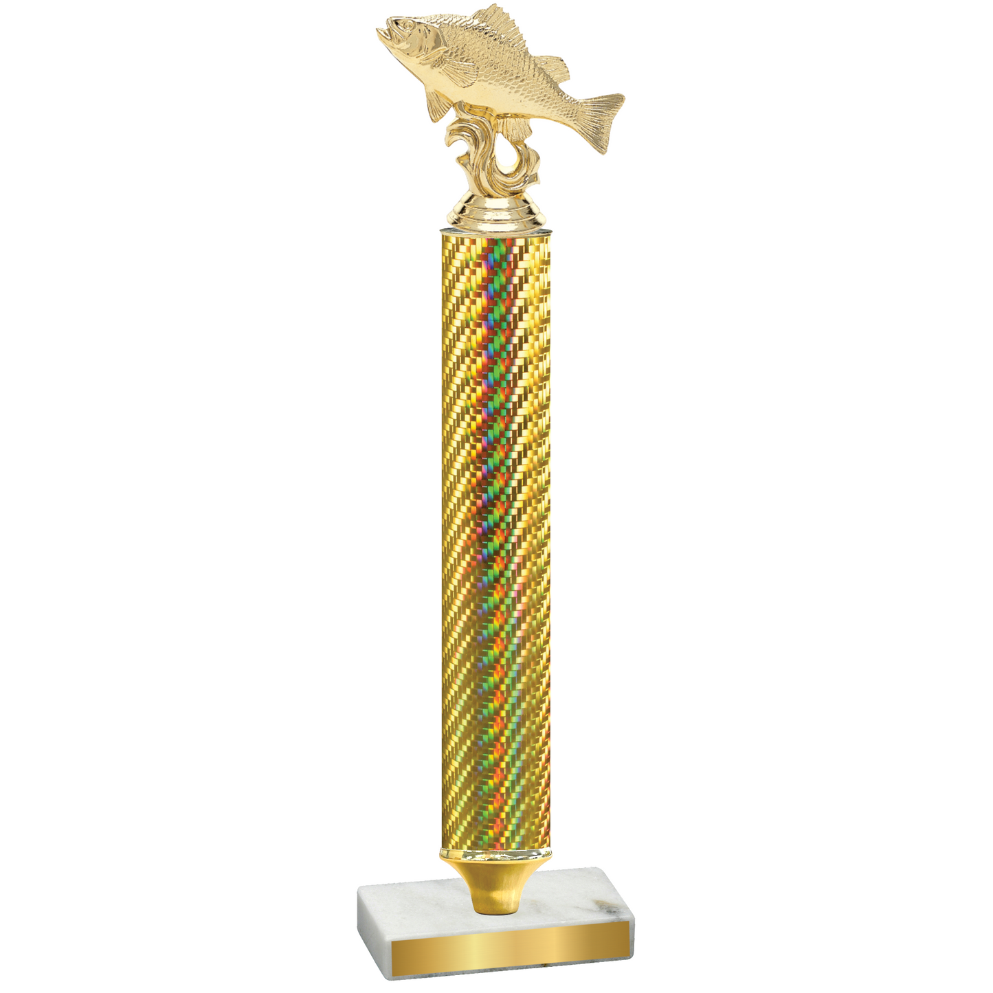 Value Gold Carbon Fiber Fishing Trophy