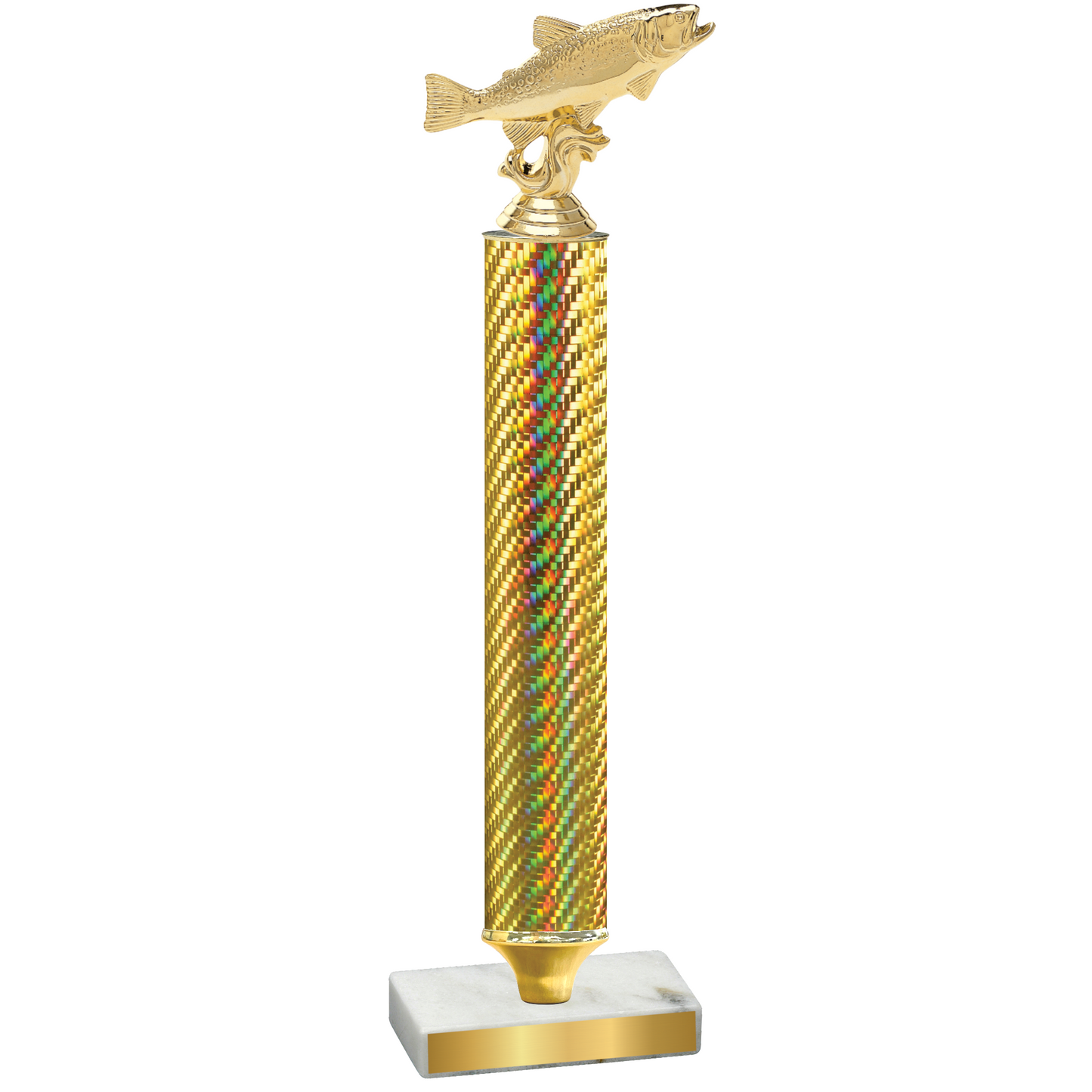 Value Gold Carbon Fiber Fishing Trophy