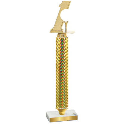 Value Gold Carbon Fiber Golf Trophy