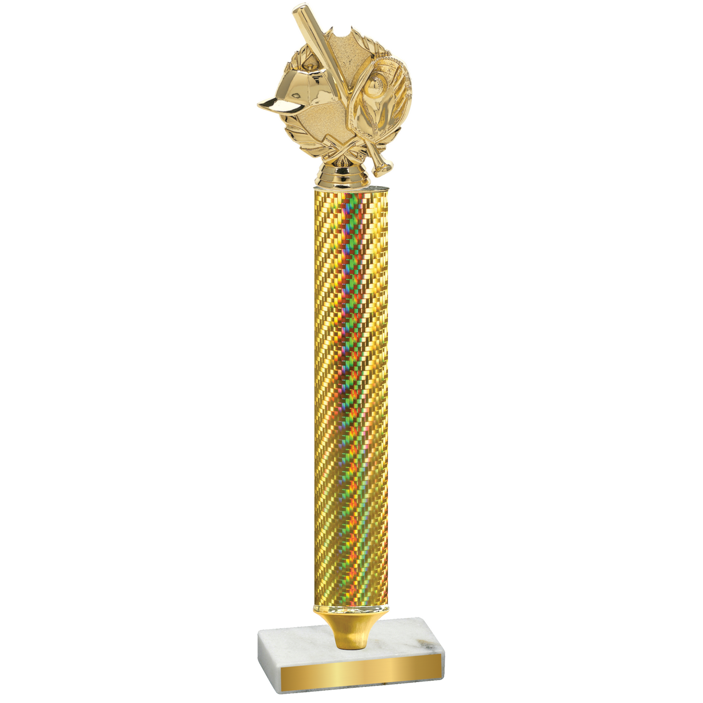 Value Gold Carbon Fiber Baseball Trophy