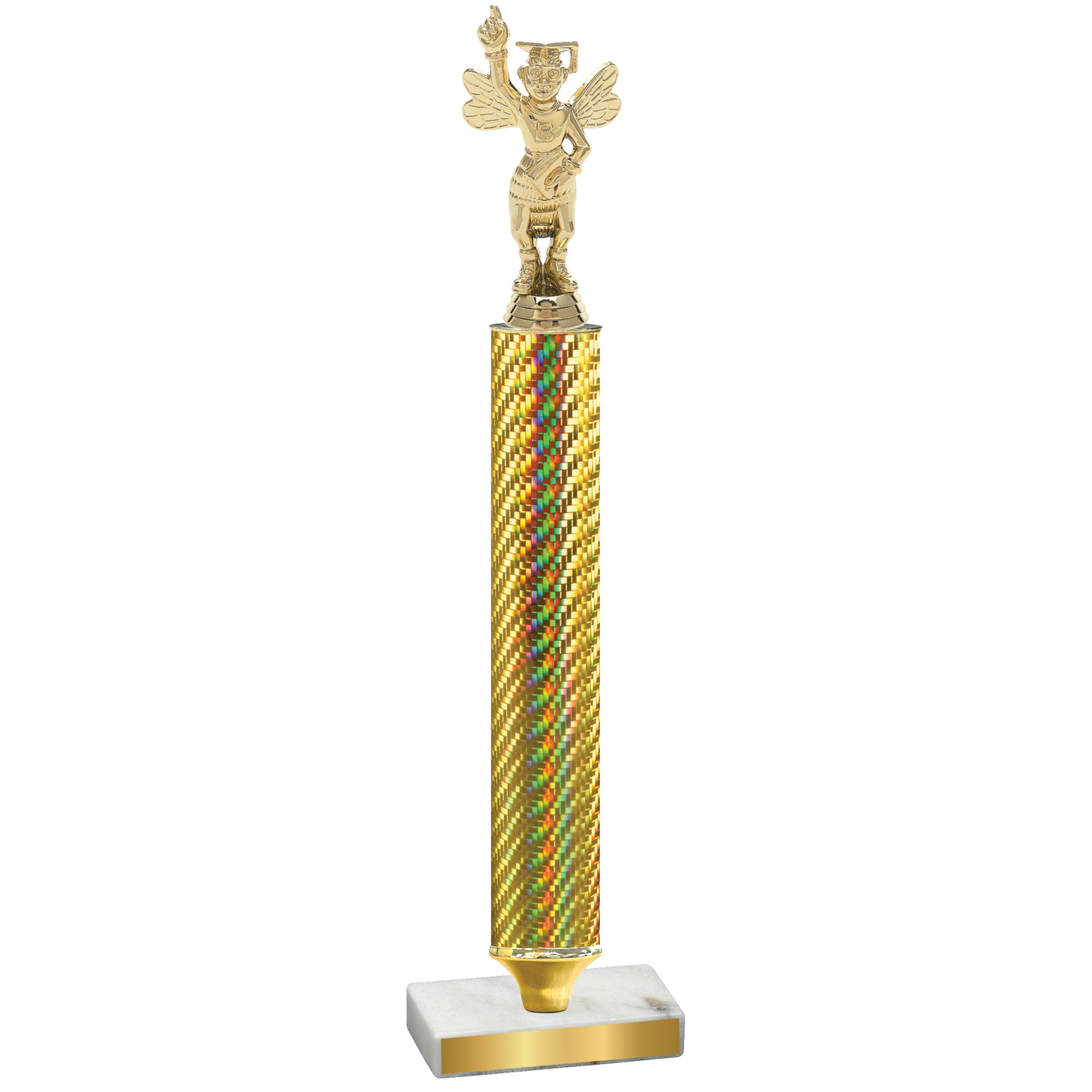 Value Gold Carbon Fiber Academics Trophy