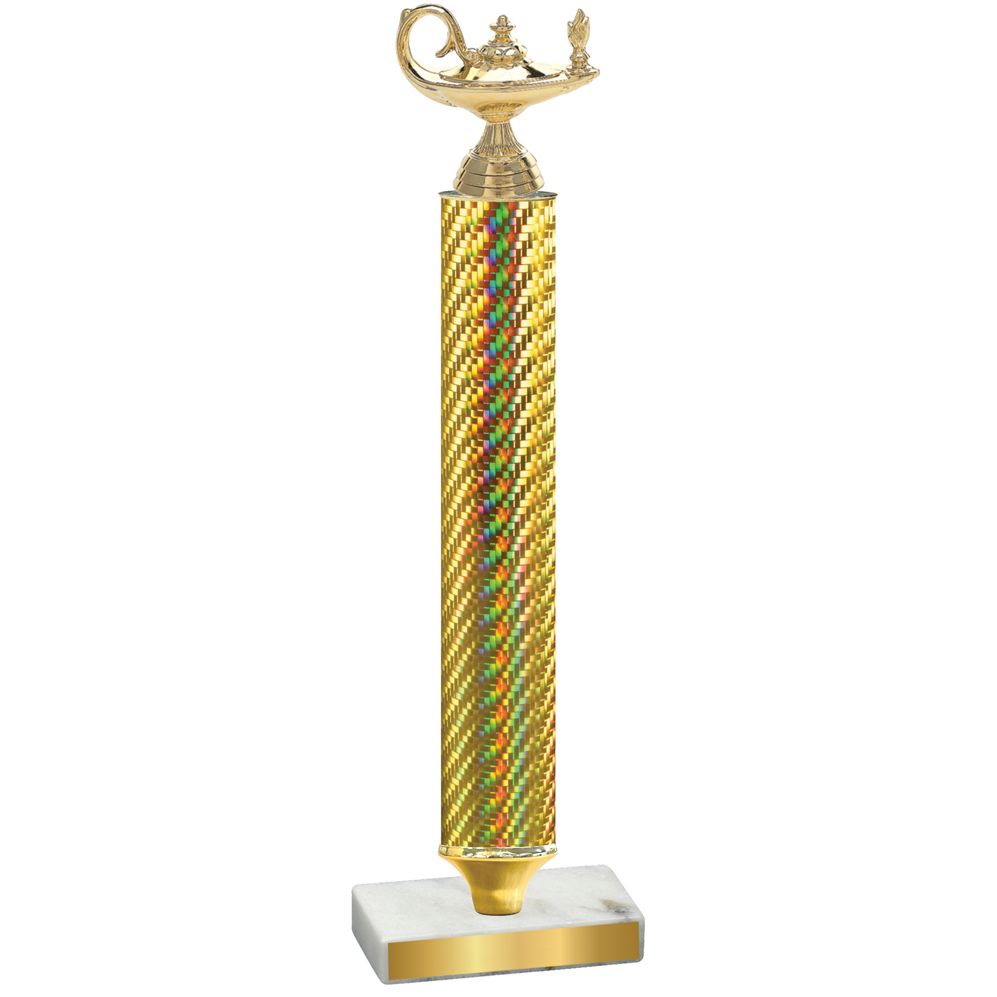 Value Gold Carbon Fiber Academics Trophy