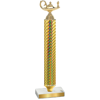 Value Gold Carbon Fiber Academics Trophy