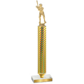 Value Gold Carbon Fiber Baseball Trophy