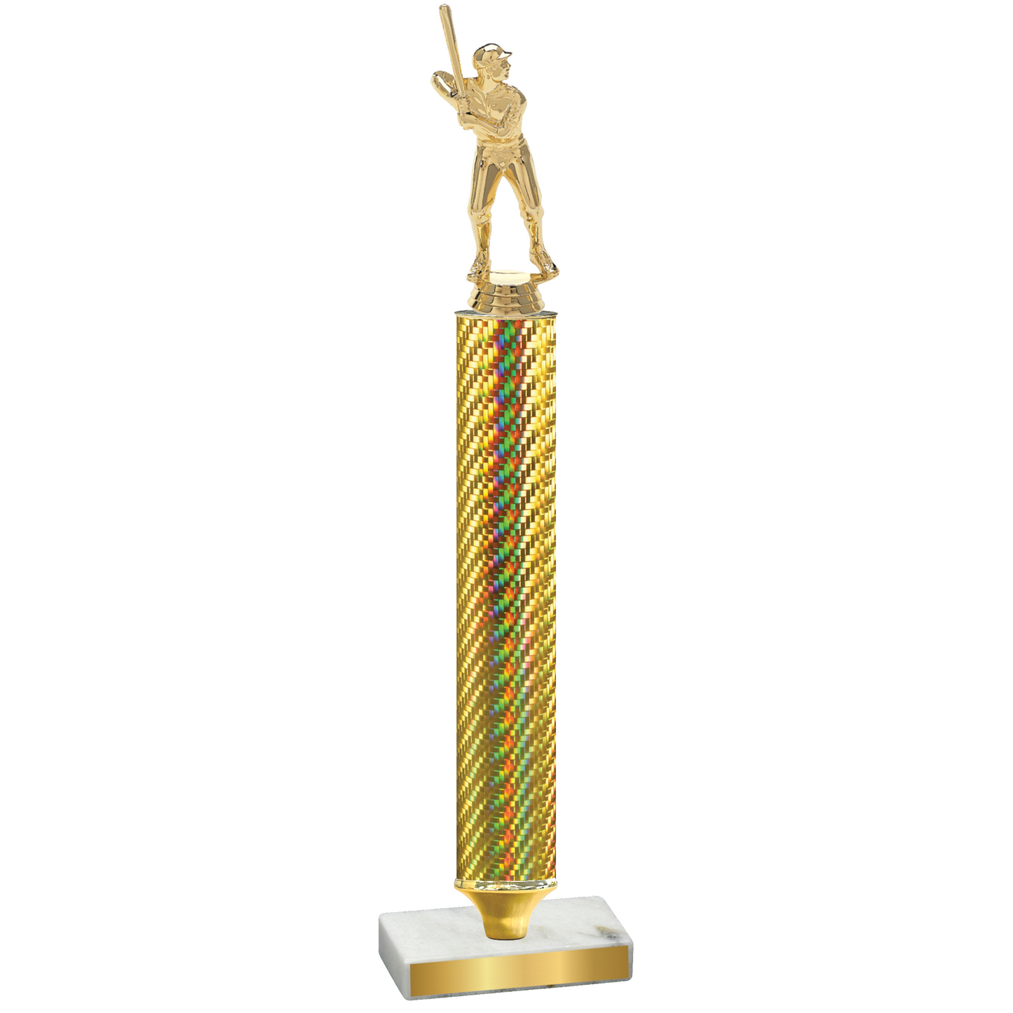 Value Gold Carbon Fiber Baseball Trophy