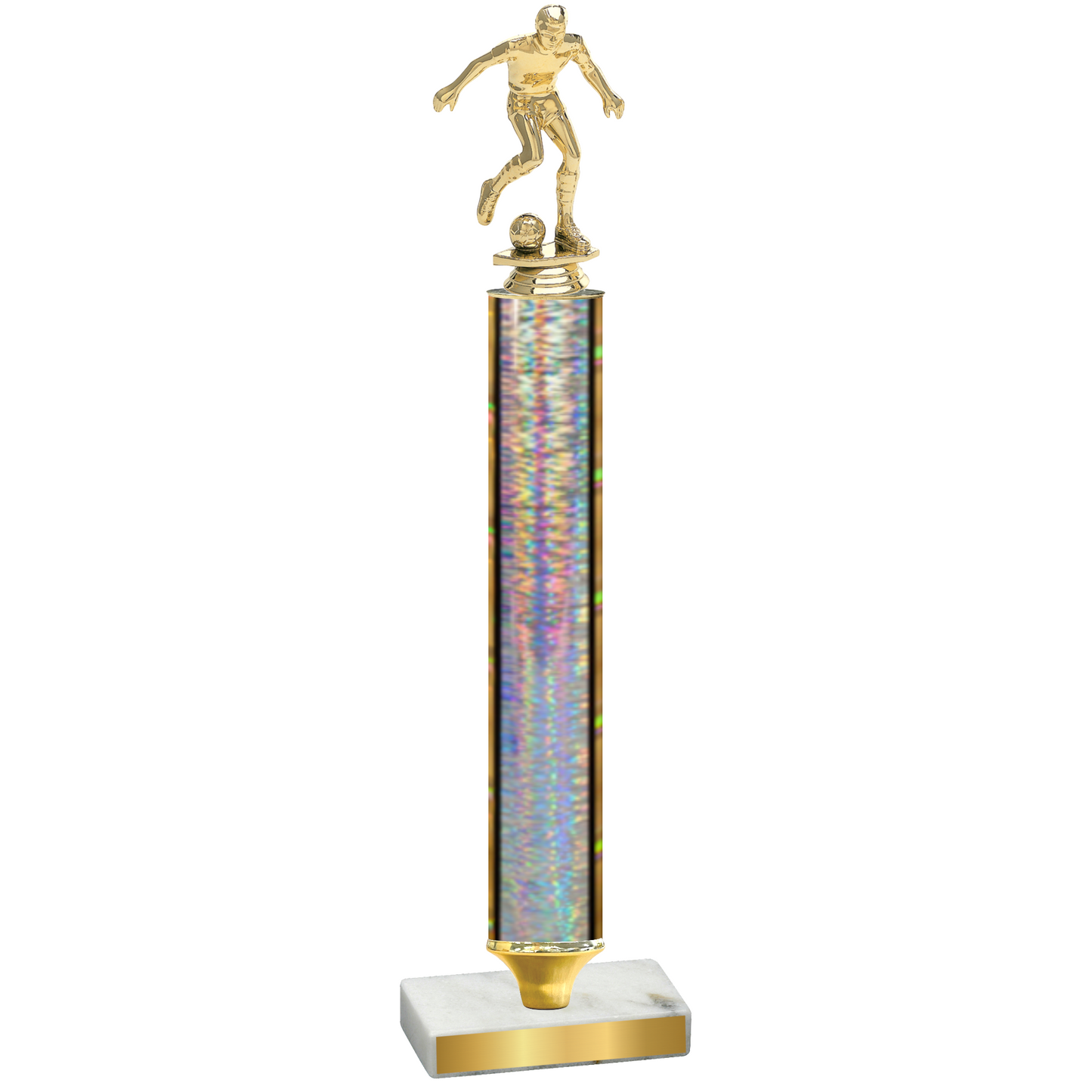 Value Silver Glacier Soccer Trophy