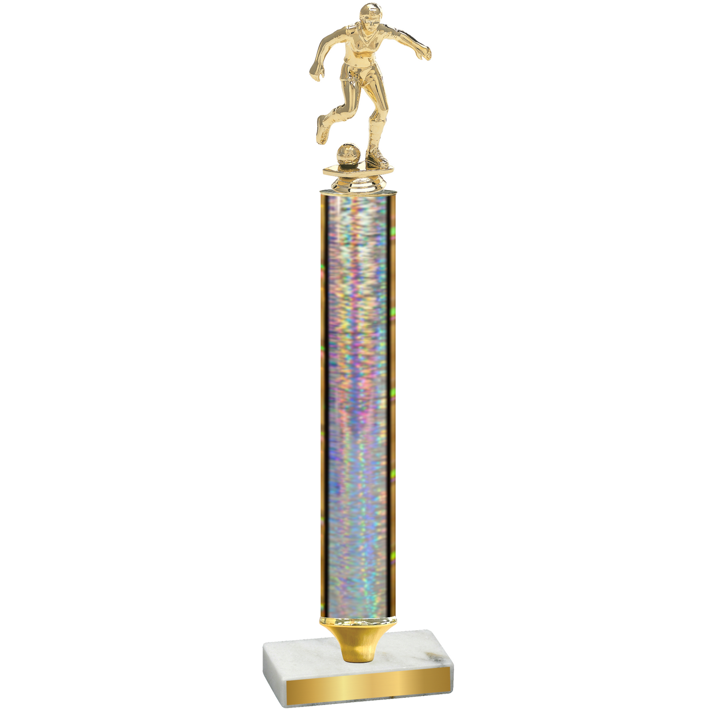 Value Silver Glacier Soccer Trophy