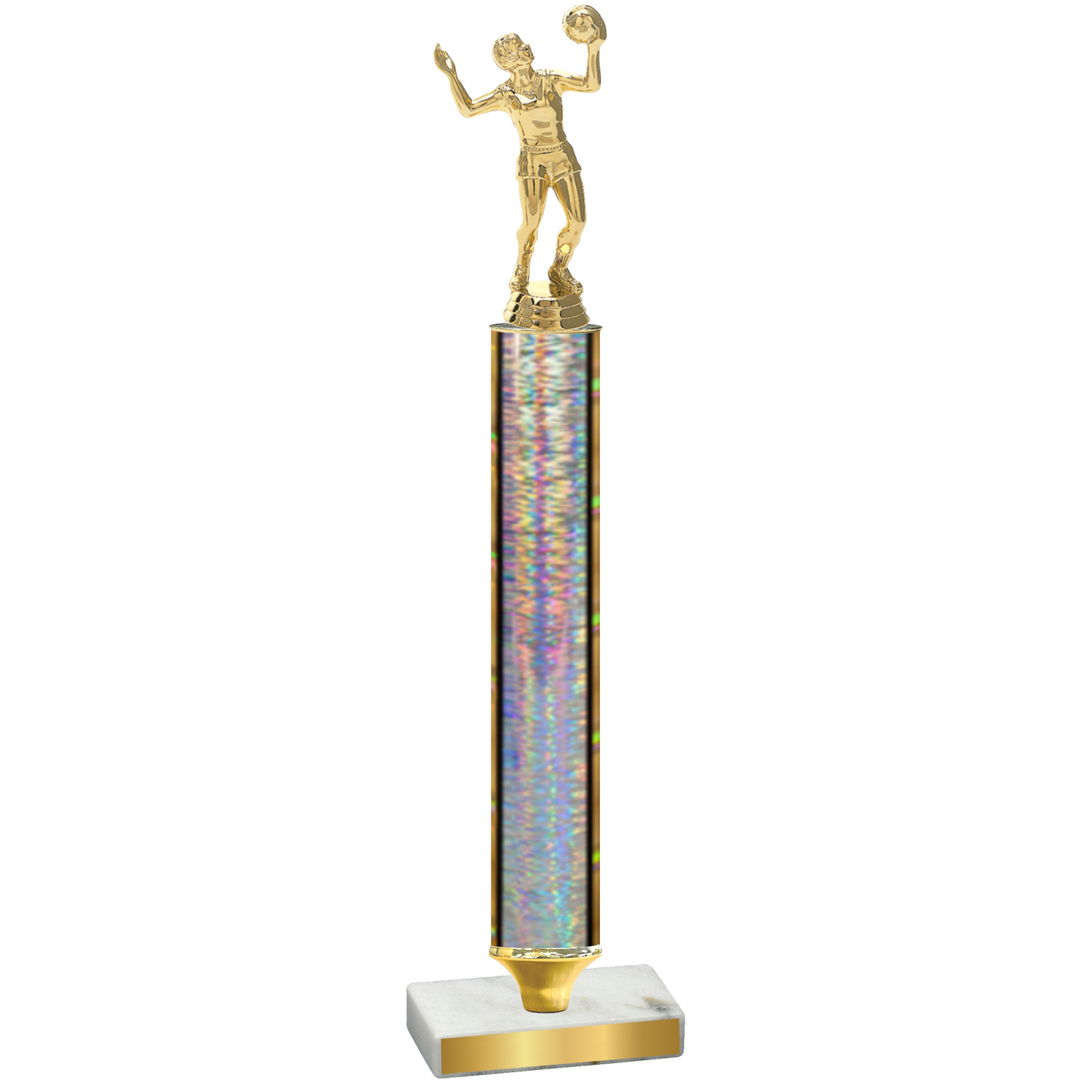 Value Silver Glacier Volleyball Trophy