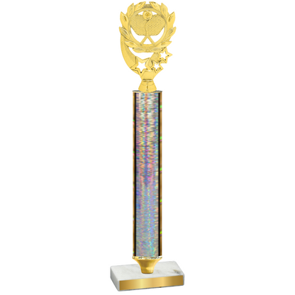 Value Silver Glacier Pickleball Trophy