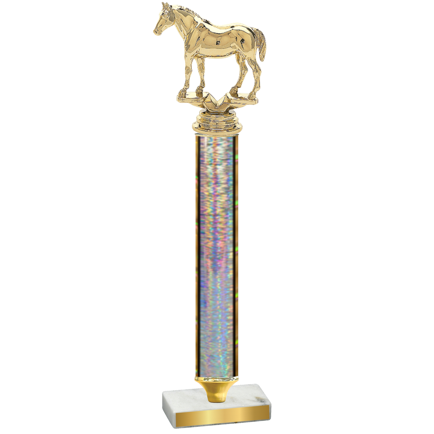 Value Silver Glacier Horses Trophy