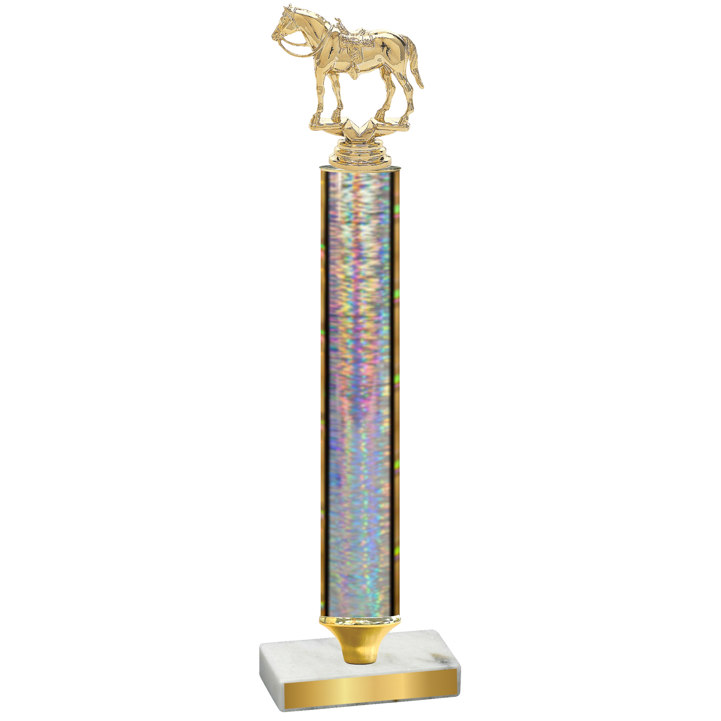 Value Silver Glacier Horses Trophy