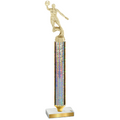 Value Silver Glacier Basketball Trophy