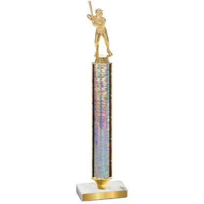 Value Silver Glacier Baseball Trophy