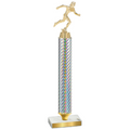 Value Silver Carbon Fiber Running Trophy