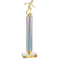 Value Silver Carbon Fiber Bowling Trophy