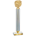 Value Silver Carbon Fiber Cheerleading Trophy