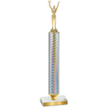 Value Silver Carbon Fiber Victory Trophy