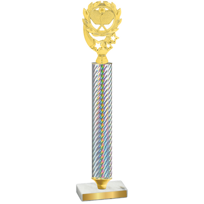 Value Silver Carbon Fiber Pickleball Trophy