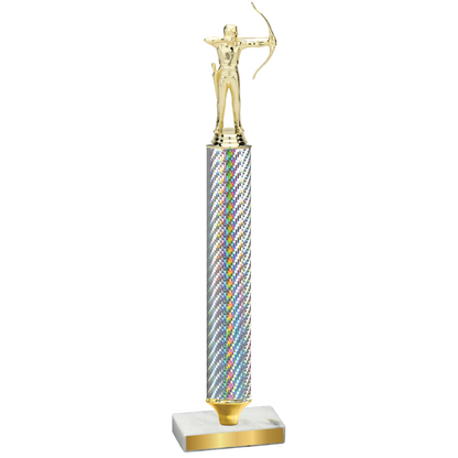 Value Silver Carbon Fiber Archery Trophy