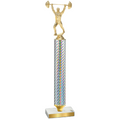 Value Silver Carbon Fiber Weights Trophy