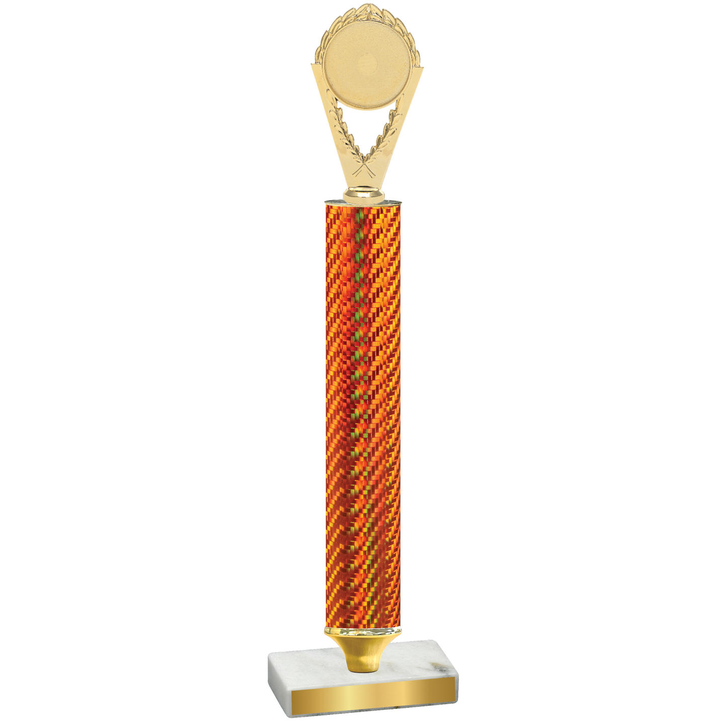 Value Orange Carbon Fiber Insert Trophy