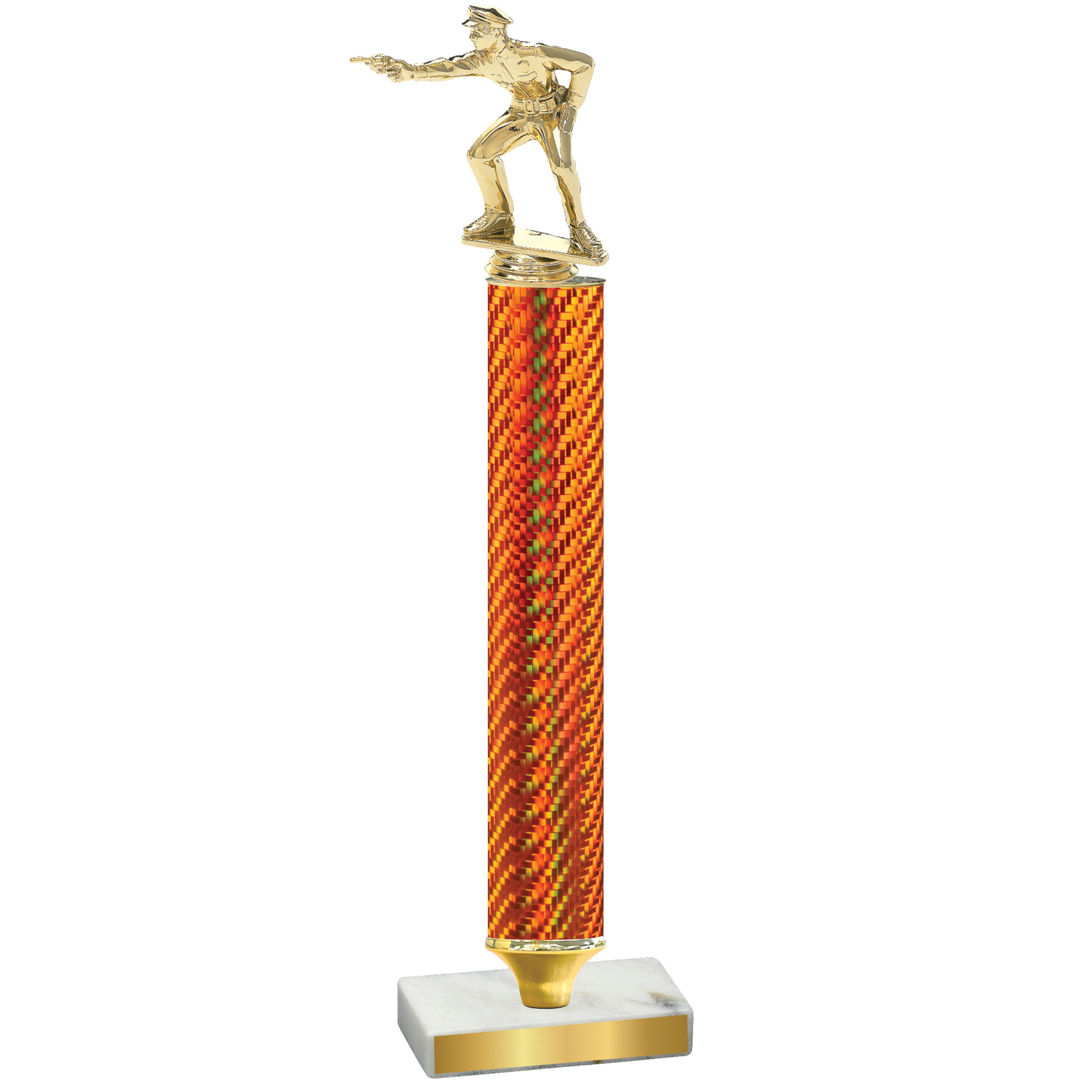 Value Orange Carbon Fiber Shooter Trophy