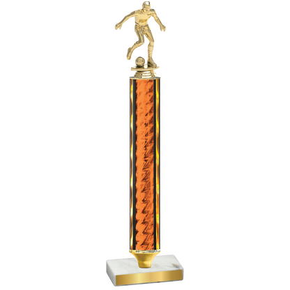 Value Orange Glacier Soccer Trophy