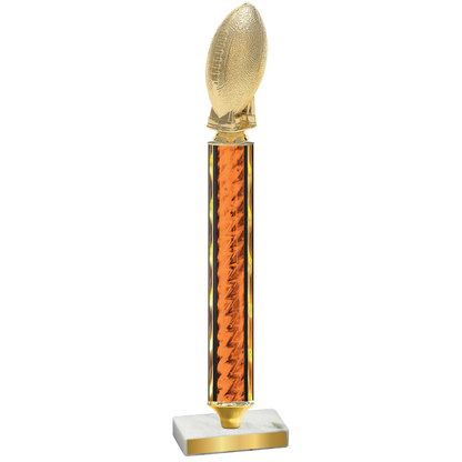 Value Orange Glacier Football Trophy