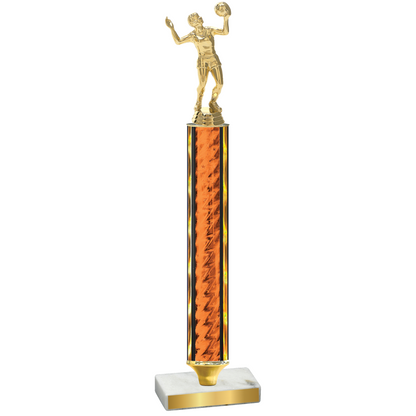 Value Orange Glacier Volleyball Trophy