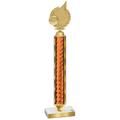 Value Orange Glacier Volleyball Trophy