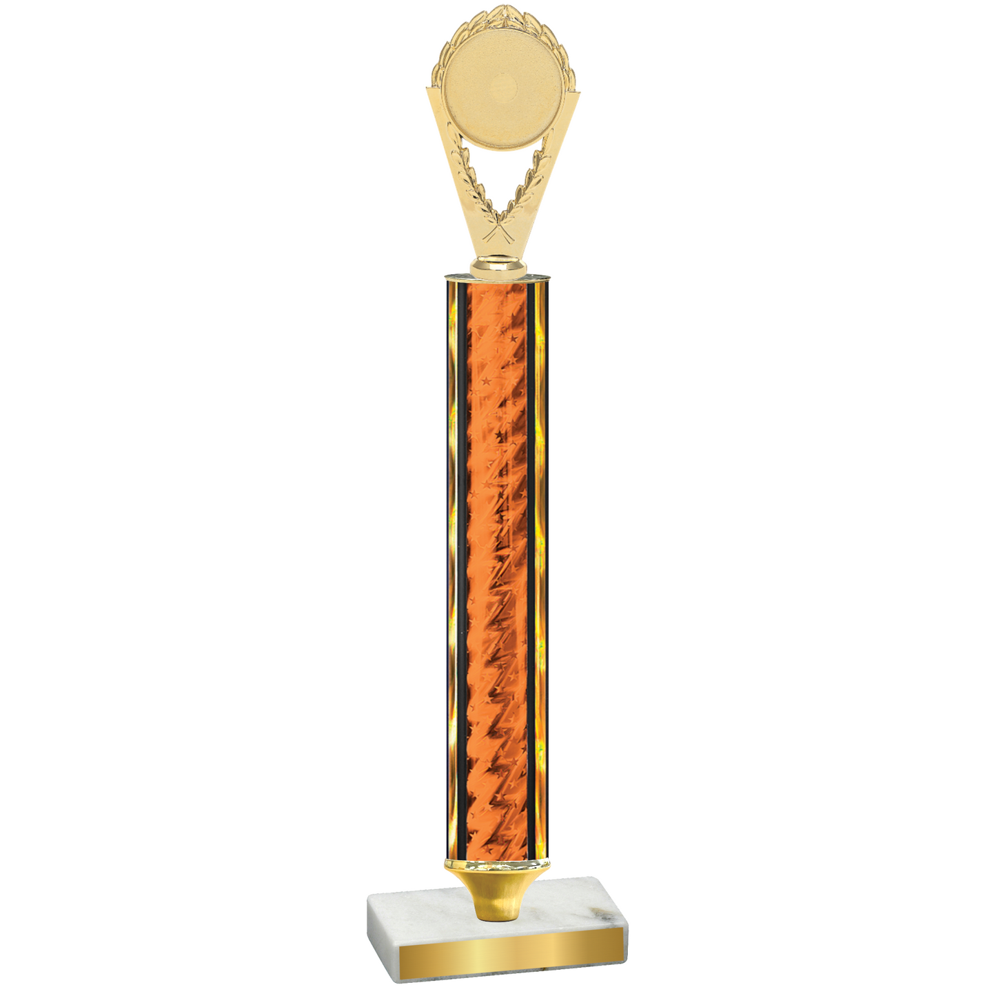 Value Orange Glacier Insert Trophy