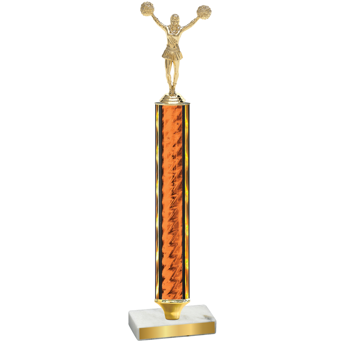 Value Orange Glacier Cheerleading Trophy