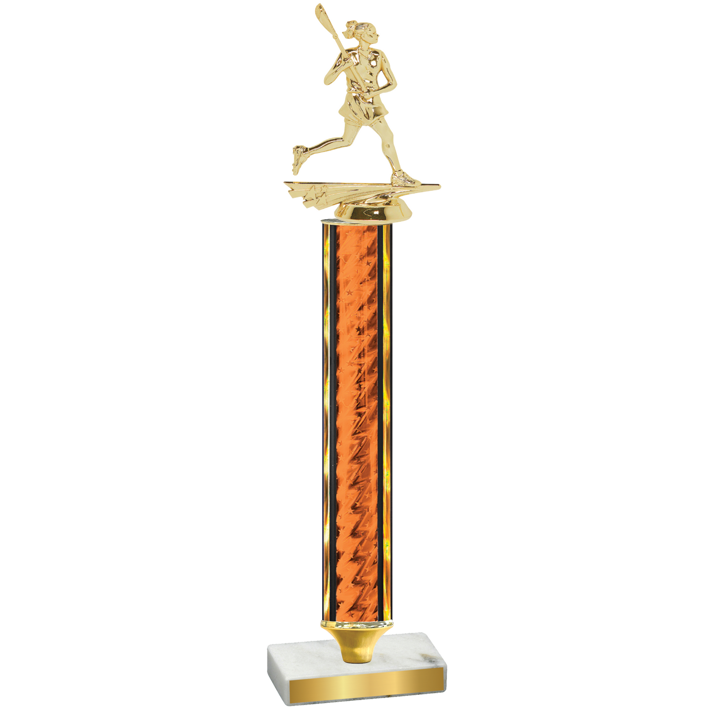 Value Orange Glacier Lacrosse Trophy