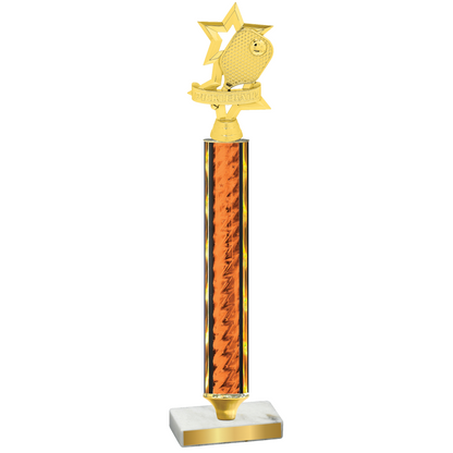 Value Orange Glacier Pickleball Trophy