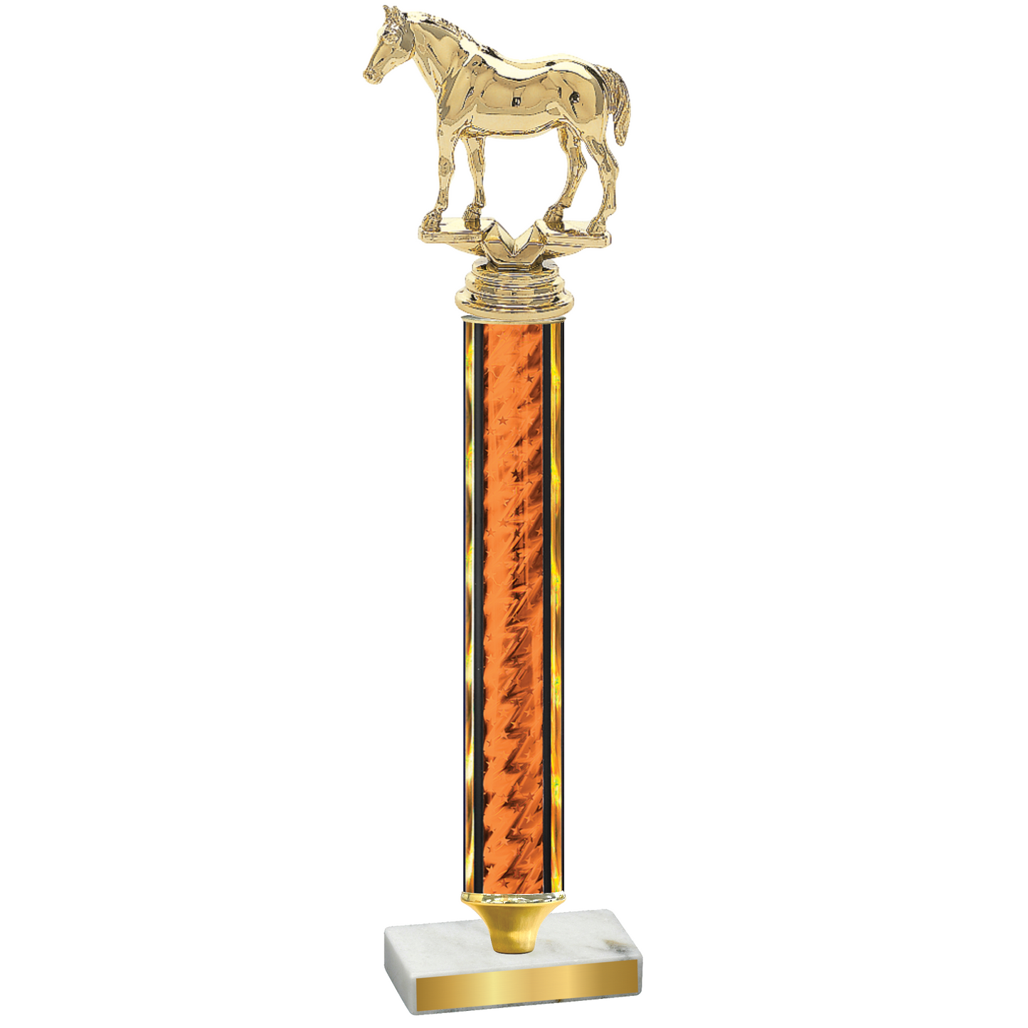 Value Orange Glacier Horses Trophy