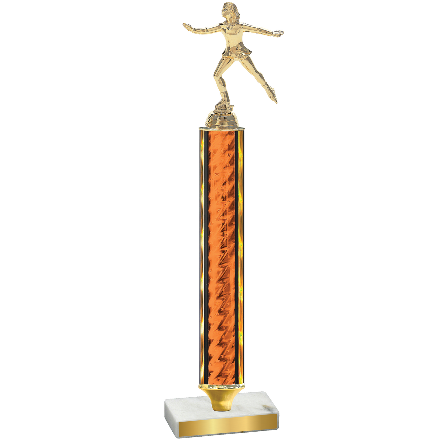 Value Orange Glacier Skater Trophy