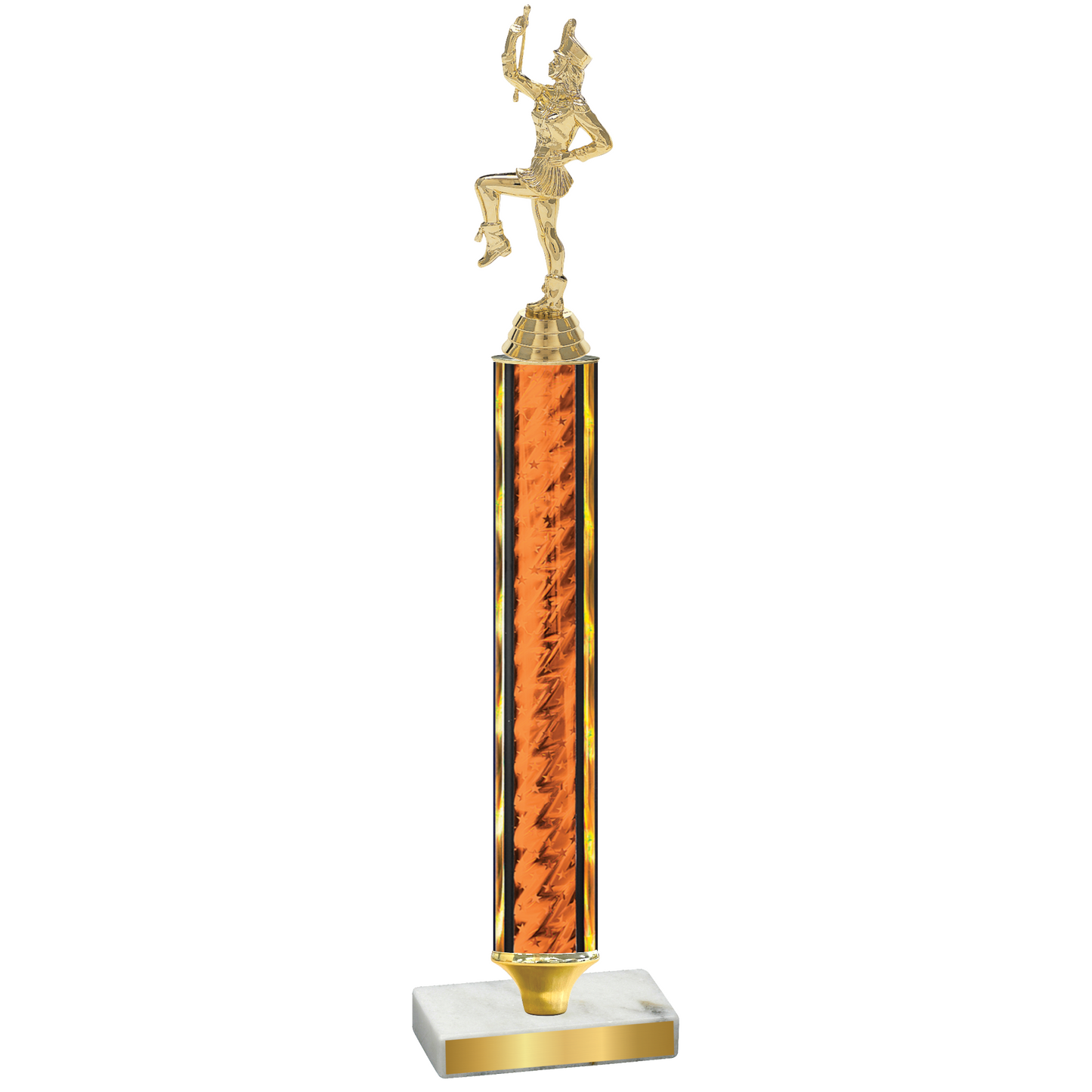 Value Orange Glacier Majorette Trophy